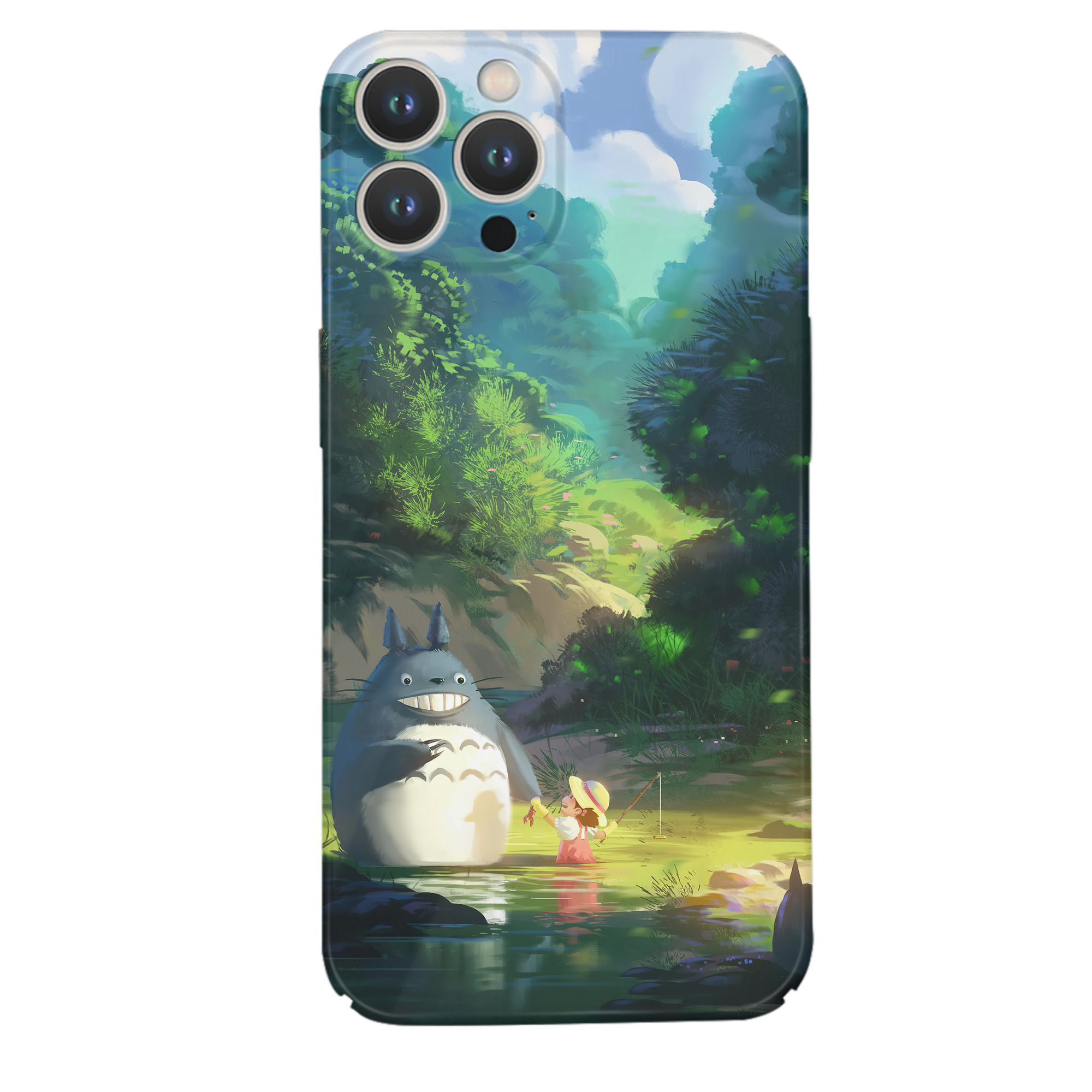 （画像用） となりのトトロ 草壁メイ 草壁サツキ My Neighbor Totoro Satsuki Kusakabe Mei Kusakabe 【iPhone 14シリーズ対応】ハードケース